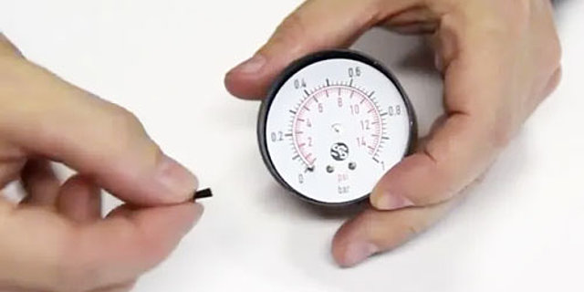  Set pressure gauge correctly