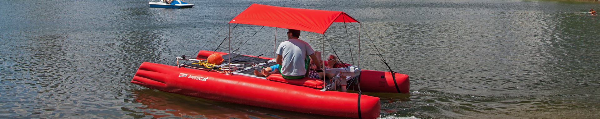 Sun canopies, bathing ladder, anchor