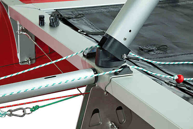 Mast foot joint - complete