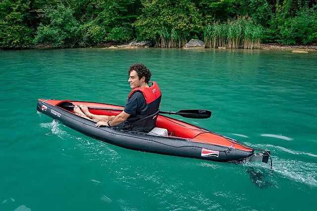 Electric motor kayak from 2021